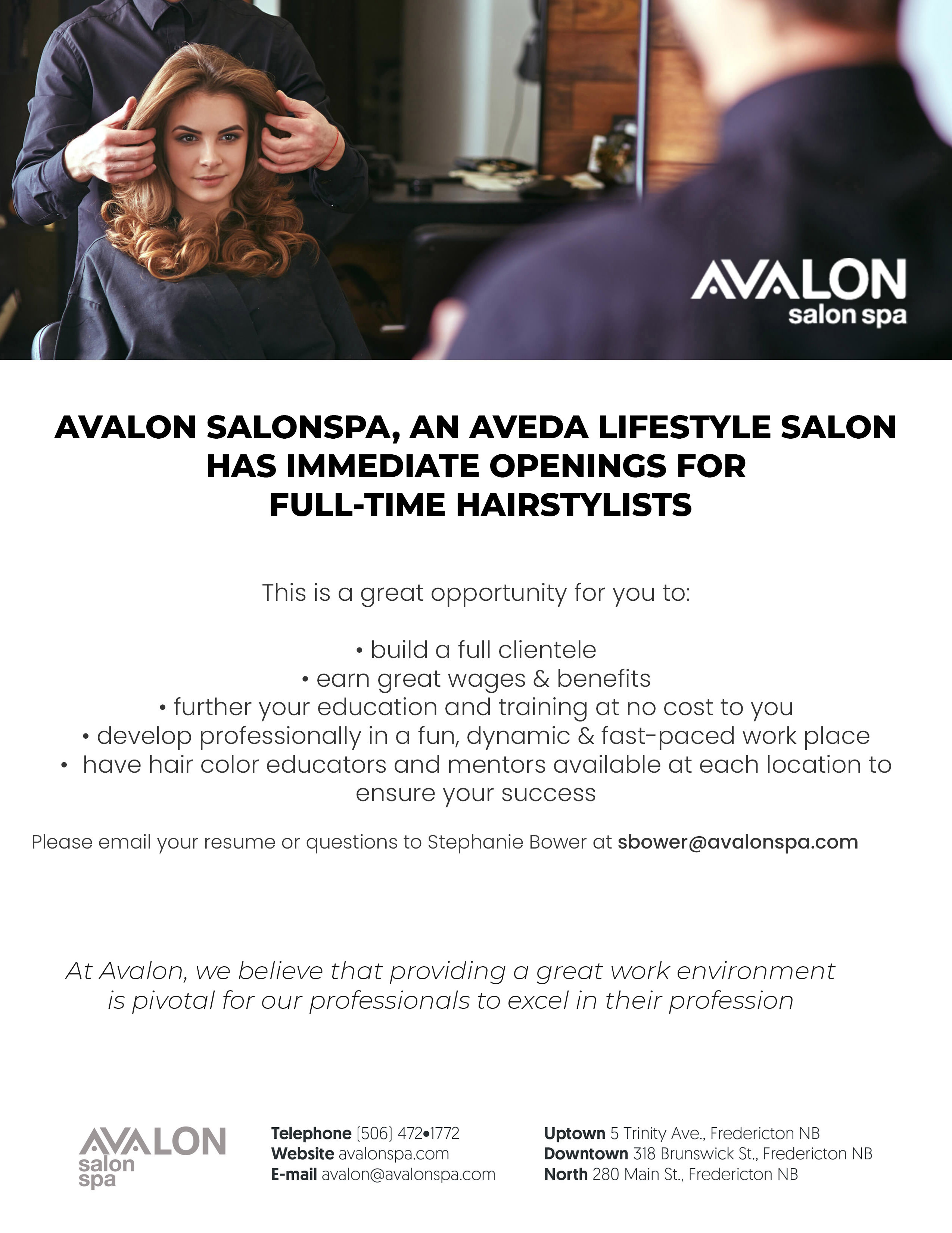 AVALON job poster June 19